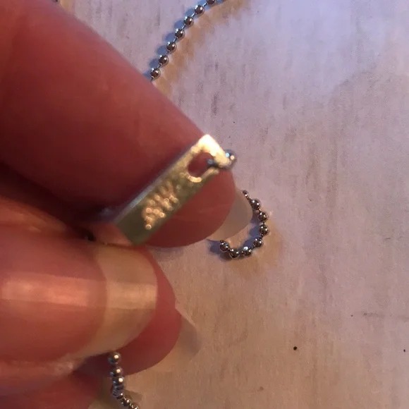 Alex Woo Sterling Silver Chevron Pendant Necklace